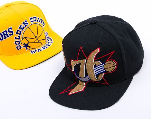 Kappe Mitchell & Ness - Philadelphia 76Ers - Big Time Snapback Hwc - Black