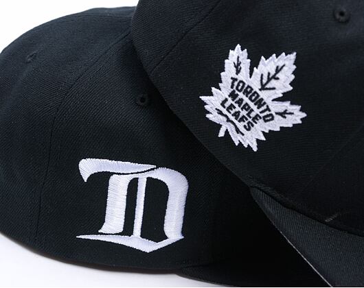 Kappe Mitchell & Ness - Toronto Maple Leafs - Evergreen Black White Snapback - Black