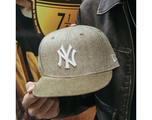 Kappe New Era - MLB Cord 59FIFTY - NY Yankees - Brown