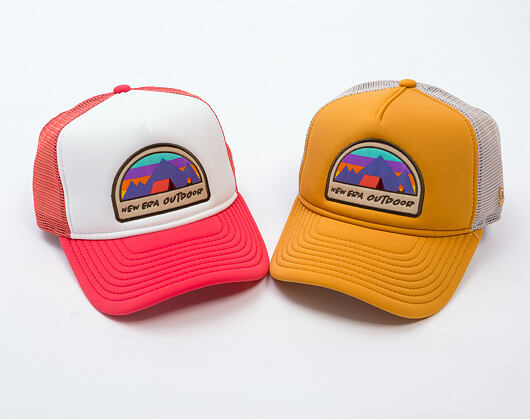 Kinder Kappe New Era - Branded Adventure Patch 9FORTY Trucker - Yellow