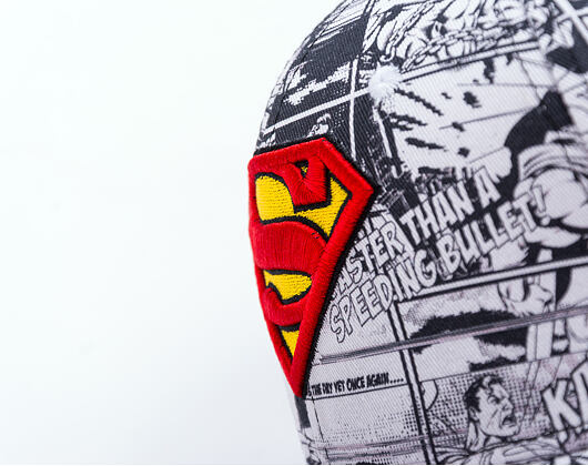 Kinder Kappe New Era - WARNER BROS DC Print 9FIFTY - Superman - Scarlet / Black