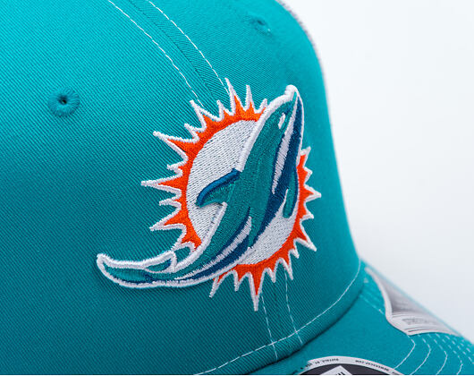 Kappe New Era - NFL Contrast Stitch 9SEVENTY Stretch-Snap - Miami Dolphins - Teal