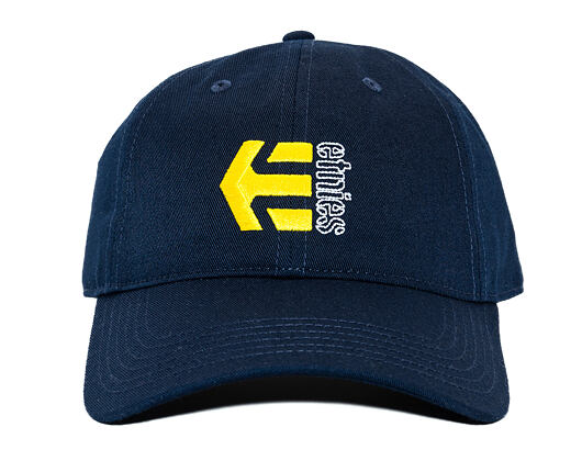 Kappe Etnies - Corp Combo Snapback - Navy/Yellow/White
