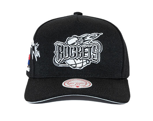 Kappe Mitchell & Ness - NBA Born To Win Pro Snapback HWC - Houston Rockets - Black