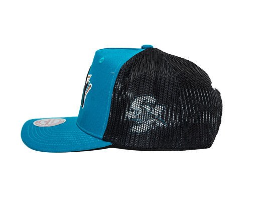 Kappe Mitchell & Ness - NHL Tremor Trucker - San Jose Sharks - Teal