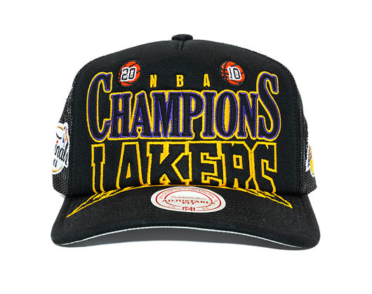 Kappe Mitchell & Ness - NBA Big Champ Trucker - LA Lakers - Black