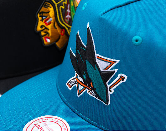 Kappe Mitchell & Ness - NHL Tremor Trucker - San Jose Sharks - Teal