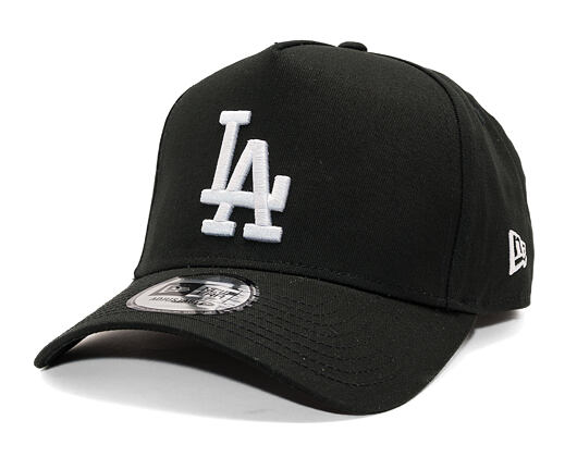 Kappe New Era - MLB League Essential 9FORTY A-Frame - LA Dodgers - Black / White