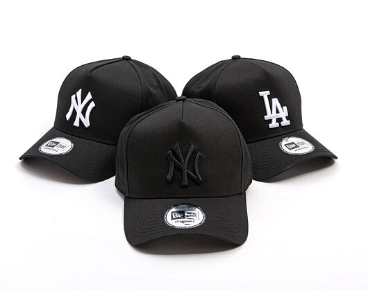 Kappe New Era - MLB League Essential 9FORTY A-Frame - NY Yankees - Black