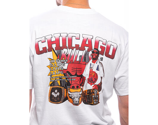 T-Shirt Mitchell & Ness - NBA Rings Tee - Chicago Bulls - White