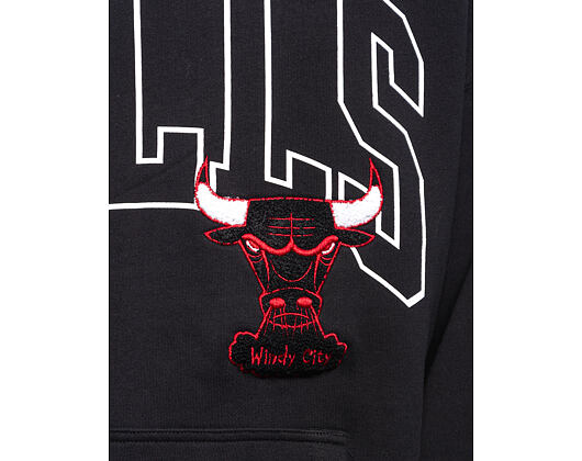 Pullover Mitchell & Ness - NBA Logo Over Hoodie - Chicago Bulls - Black