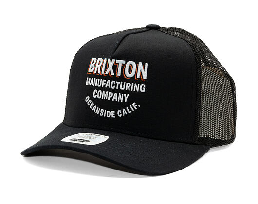 Kappe Brixton - Redoubt C Np Mp Trucker Hat - Black/Black
