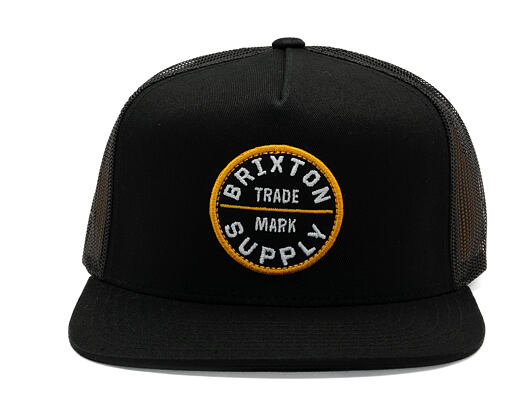 Kappe Brixton Oath MP Trucker Hat - Black/Black