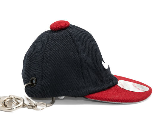Schlüsselanhänger New Era - MLB Mini Cap 59FIFTY Keychain - Atlanta Braves - Team Color
