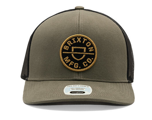 Kappe Brixton - Crest Mp Mesh Cap - Military Olive