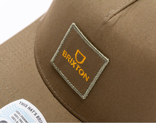 Kappe Brixton - Alpha Block X C Mp Mesh Cap - Ivy Green/Sand