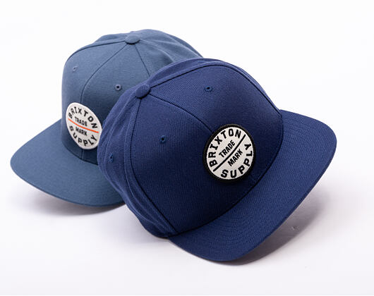 Kappe Brixton - Oath Iii Snapback - Washed Navy/White/Black