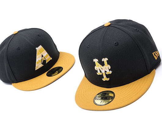 Kappe New Era - MLB 59FIFTY Day - NY Mets - Black & Gold