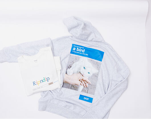 Pullover Rip N Dip - A Bird Hoodie Ash Heather