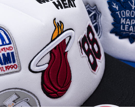 Kappe Mitchell & Ness - Gridlock Trucker - Miami Heat - White