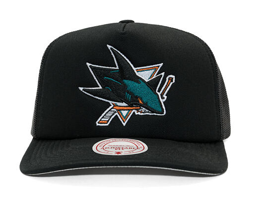 Kappe Mitchell & Ness - Evergreen Trucker - San Jose Sharks - Black