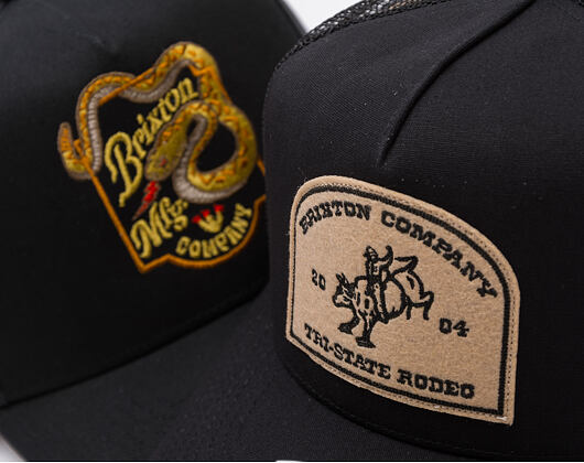 Kappe Brixton - Danforth C Np Mp Trucker Hat - Black/Black