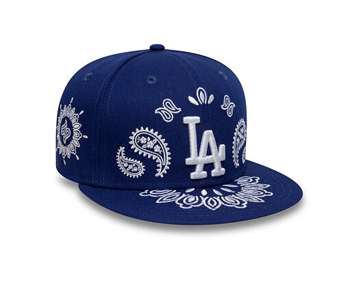 Kappe New Era - MLB Paisley Bandana 59FIFTY - LA Dodgers - Dark Royal