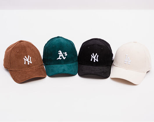 Kappe New Era - MLB Seasonal Cord 39THIRTY - LA Dodgers - Cream