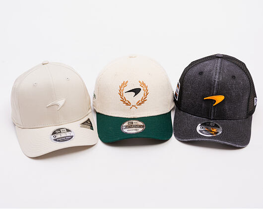 Kappe New Era - F1 Seasonal 9FIFTY Stretch-Snap - McLaren Racing - Cream