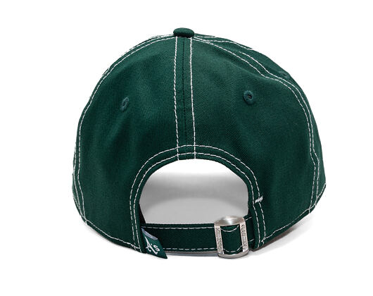Kappe New Era - MLB Contrast Stitch 9TWENTY - Oakland Athletics - Dark Green / White
