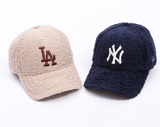 Kappe New Era - MLB Borg Teddy Fleece 9FORTY - NY Yankees - Navy