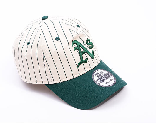 Kappe New Era - MLB Pinstripe 9TWENTY - Oakland Athletics - Dark Green