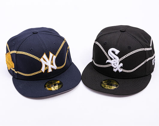 Kappi New Era - MLB Chain Wrap 59FIFTY - Chicago White Sox - Schwarz