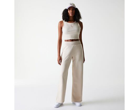 Damen Trainerhose New Era - MLB Tonal Straight Sweatpants - LA Dodgers - Cream