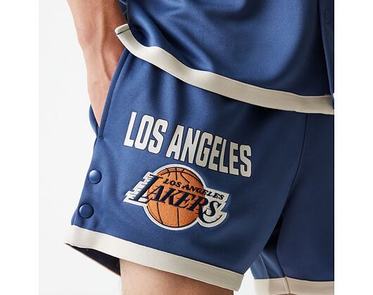 Shorts New Era - NBA Button Shorts - LA Lakers - Muted Indigo