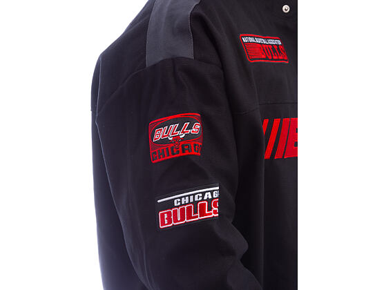 Jacke New Era - NBA Motorsport Jacke - Chicago Bulls - Schwarz