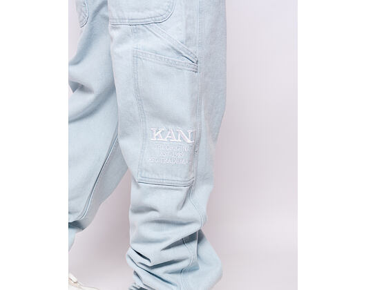 Hose Karl Kani - Retro Baggy Workwear Denim bleached blue