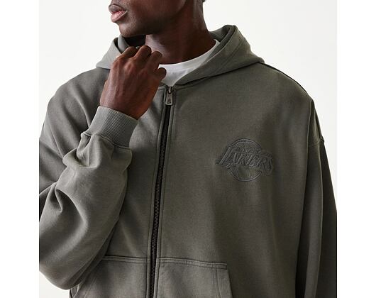 Pullover New Era - NBA Washed Full-zip - LA Lakers - Grey
