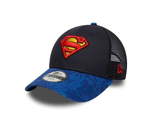 Kinder Kappe New Era - Seasonal Superman 9FORTY - Azure