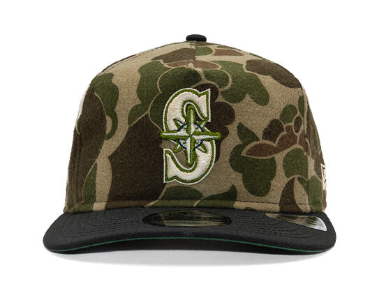 Kappe New Era "Three Looms × MLB Wool Duck Camo" 19TWENTY - Seattle Mariners