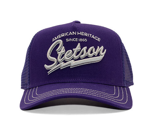 Kappe Stetson - Trucker Cap American Heritage Classic - Violet