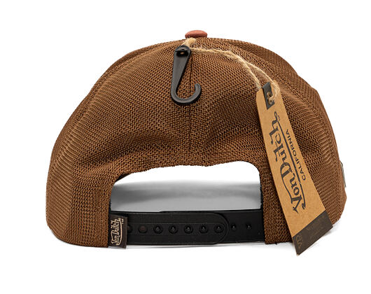 Kappe Von Dutch - Trucker - Terry Logo - Brown/Beige