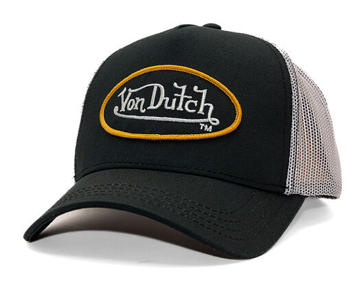 Kappe Von Dutch - Trucker - Classic Logo Black/Grey