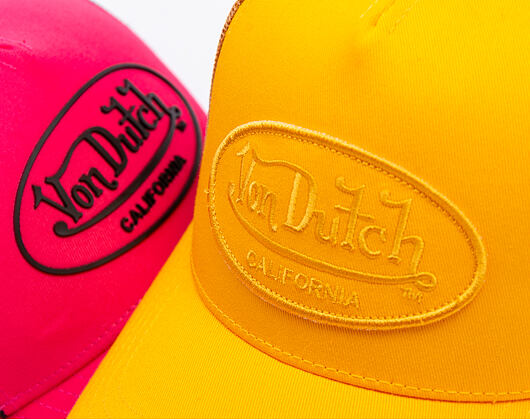 Kappe Von Dutch - Trucker - Cali Patch - Orange