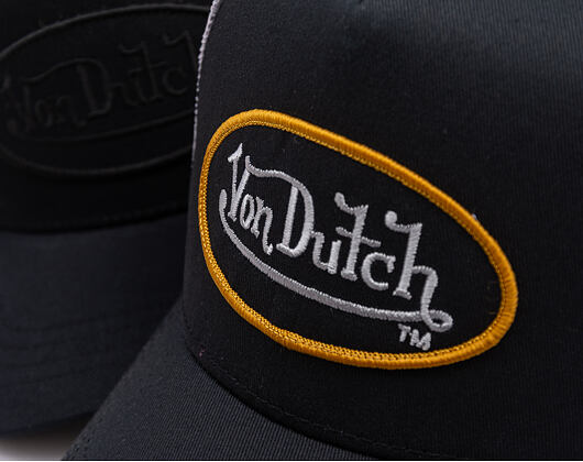Kappe Von Dutch - Trucker - Classic Logo Black/Grey