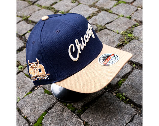 Kappe Mitchell & Ness - Sand Storm Classic Red - Chicago Bulls - Navy/Sand