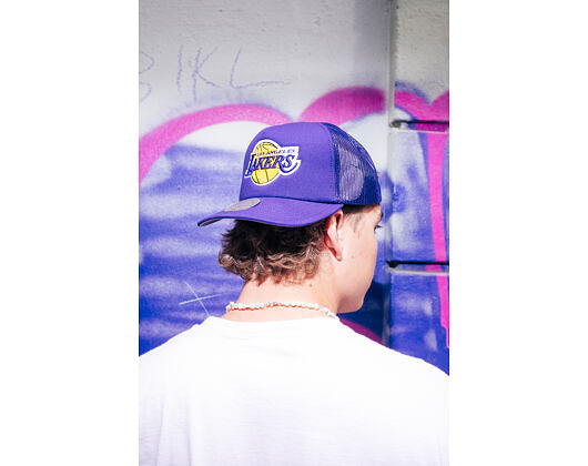 Kappe Mitchell & Ness - Evergreen Trucker - LA Lakers - Purple