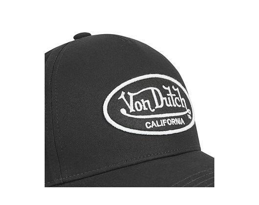 Kappe Von Dutch - Trucker - Classic Logo Black/Silver
