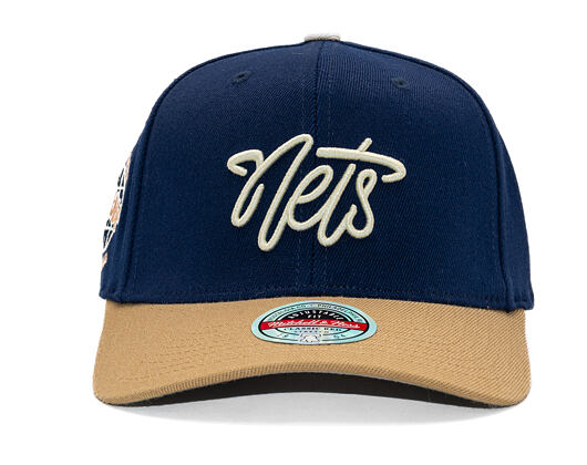 Kappe Mitchell & Ness - Sand Storm Classic Red - Brooklyn Nets - Navy/Sand