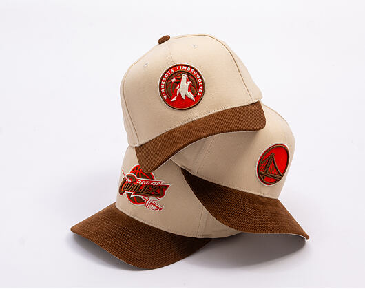 Kappe Mitchell & Ness - Tawny Pro Crown - Minnesota Timberwolves - Sand/Brown